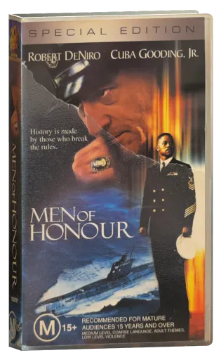 Men of Honor VHS, Twentieth Century Fox Home Entertainment