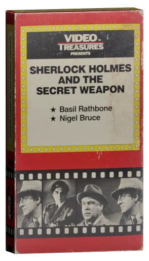 Sherlock Holmes and the Secret Weapon VHS, Video Treasures
