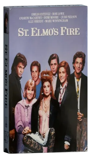 St. Elmo's Fire VHS, Columbia Home/Tristar Video