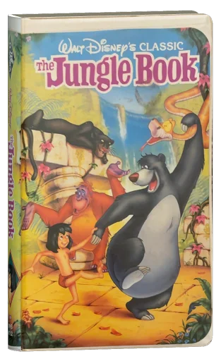 The Jungle Book VHS, Walt Disney Home Video