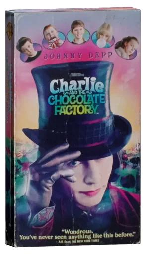 Charlie and the Chocolate Factory VHS, Warner Brothers
