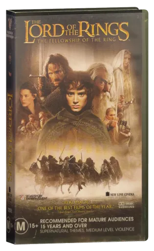 The Lord of the Rings: The Fellowship of the Ring VHS, Roadshow Entertainment