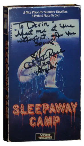 Sleepaway Camp VHS, Video Treasures
