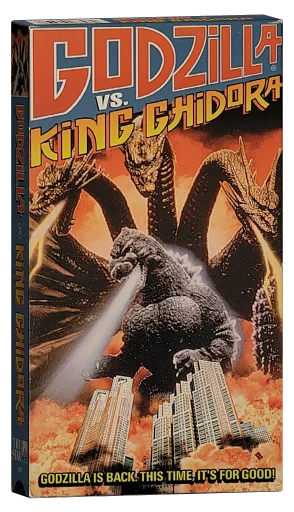 Godzilla vs. King Ghidorah VHS, Columbia TriStar Home Video