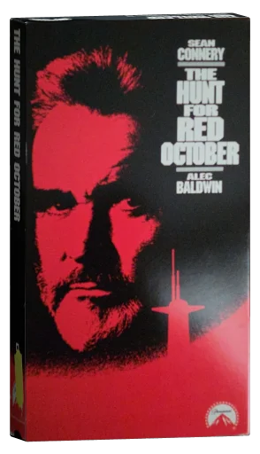 The Hunt for Red October VHS cover