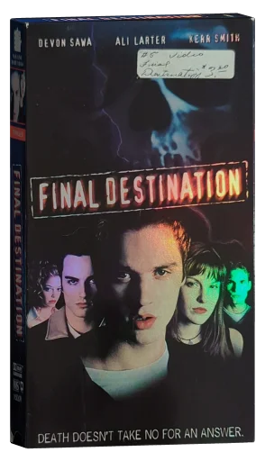 Final Destination VHS, New Line Home Video