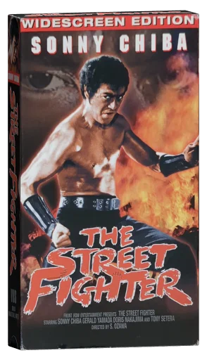 The Street Fighter VHS cover