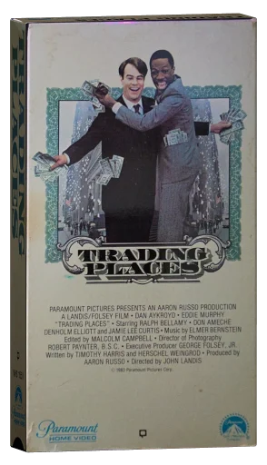 Trading Places VHS, Paramount Home Video