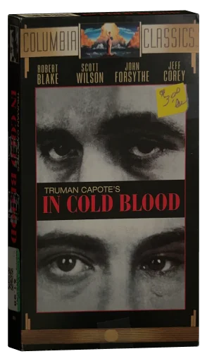 In Cold Blood VHS, Columbia TriStar Home Video