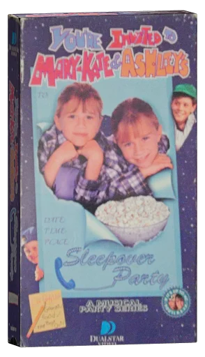 You're Invited to Mary-Kate & Ashley's Sleepover Party VHS cover