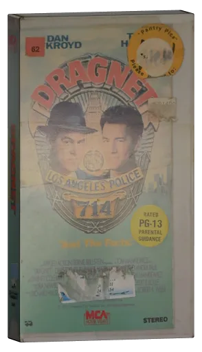 Dragnet VHS cover