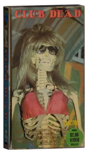 Club Dead VHS cover