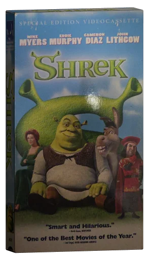 Shrek VHS, DreamWorks Home Entertainment
