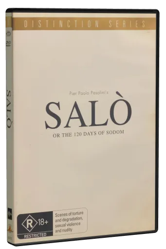 Salò, or the 120 Days of Sodom DVD, Shock-O-Rama Cinema