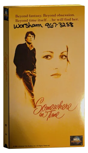 Somewhere in Time VHS, MCA Universal Home Video