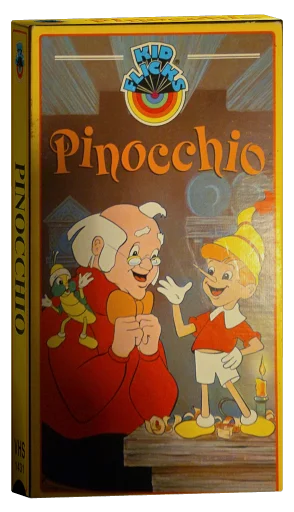 Pinocchio VHS cover
