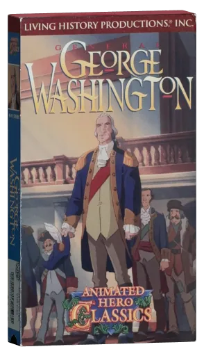 Animated Hero Classics: George Washington VHS cover