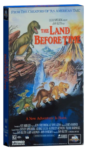 The Land Before Time VHS, MCA Home Video