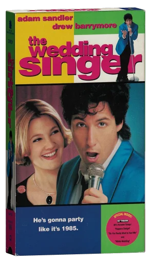 The Wedding Singer VHS, New Line Home Video