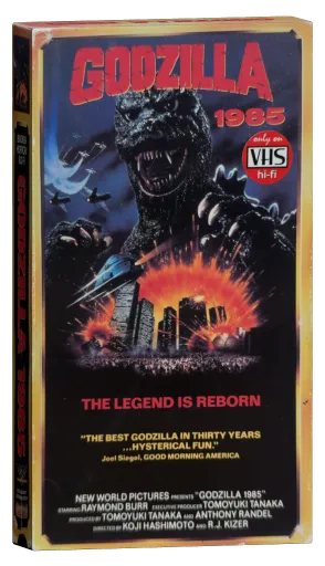 Godzilla 1985 VHS, R&G Video