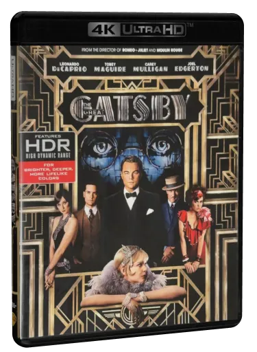 The Great Gatsby 4K-UHD cover
