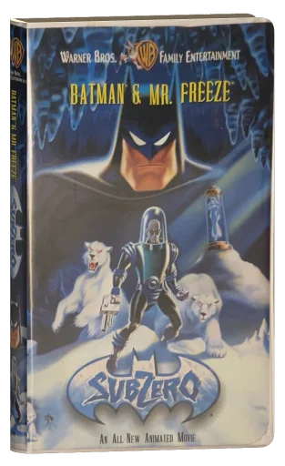 Batman & Mr. Freeze: SubZero VHS, Warner Bros. Family Entertainment