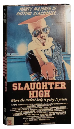 Slaughter High VHS, Vestron Video