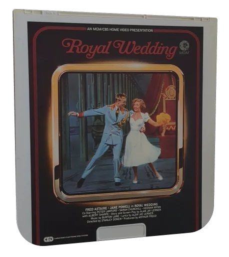 Royal Wedding CED, MGM/CBS Home Video