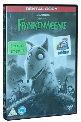 Frankenweenie DVD, Disney