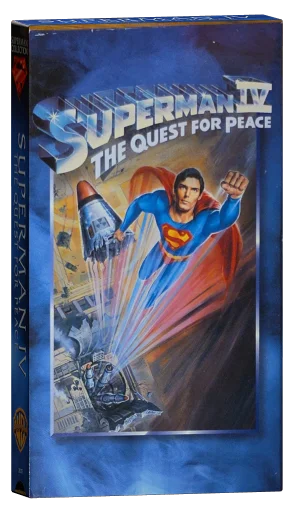 Superman IV: The Quest for Peace VHS, Warner Home Video