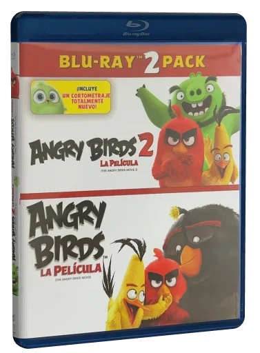 The Angry Birds Movie / The Angry Birds Movie 2 Blu-ray cover