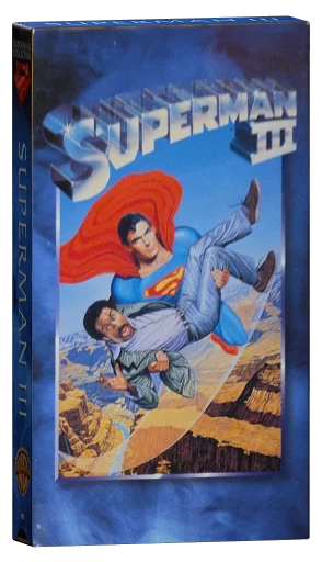 Superman III VHS, Warner Home Video