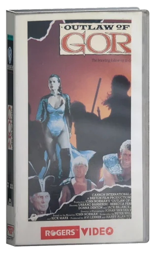 Outlaw of Gor VHS, Warner Home Video