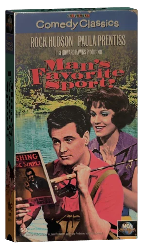 Man's Favorite Sport? VHS cover