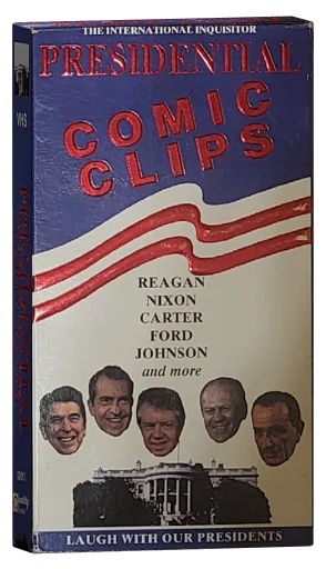 Presidential Comic Clips VHS cover