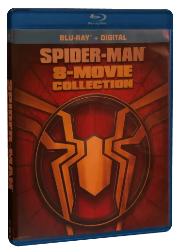 Spider-Man 8-Movie Collection Blu-ray cover
