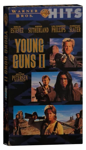 Young Guns II VHS, Warner Home Video
