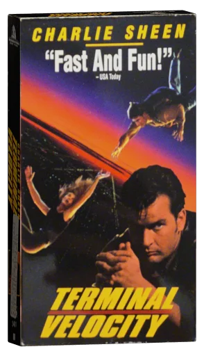 Terminal Velocity VHS, Hollywood Pictures Home Video
