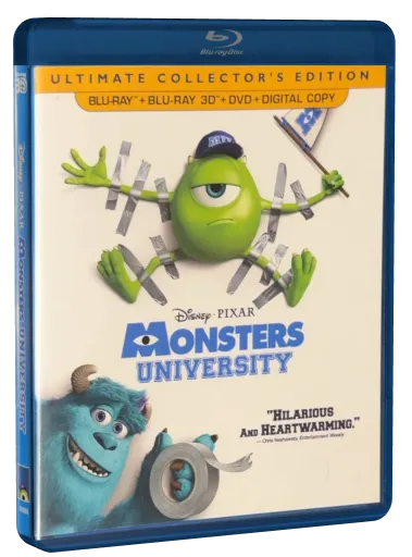 Monsters University Blu-ray, Walt Disney Home Video