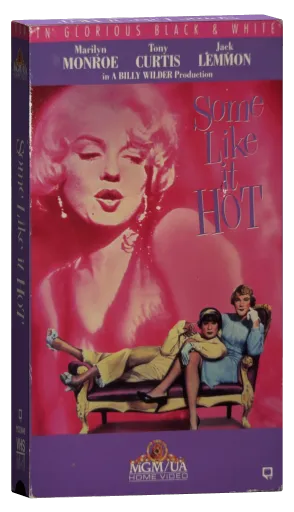 Some Like It Hot VHS, MGM/UA Home Video