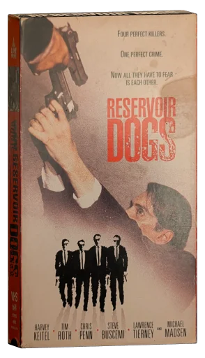 Reservoir Dogs VHS, LIVE Home Video