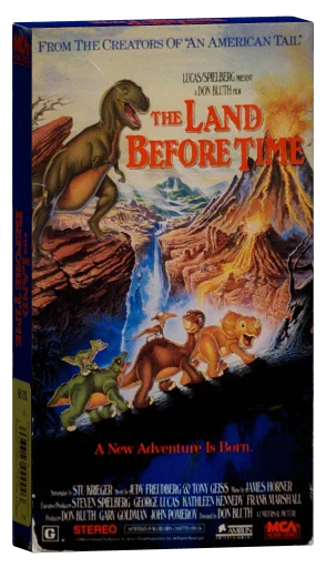 The Land Before Time VHS, MCA Home Video