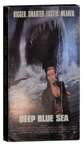 Deep Blue Sea VHS, Warner Home Video