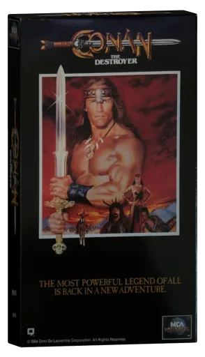 Conan the Destroyer VHS, MCA Universal Home Video