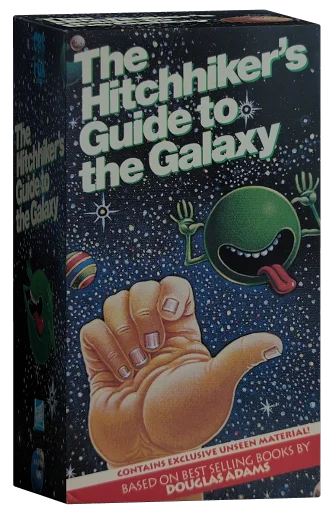 The Hitchhiker's Guide to the Galaxy VHS cover
