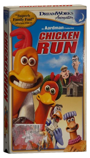 Chicken Run VHS, DreamWorks Home Entertainment