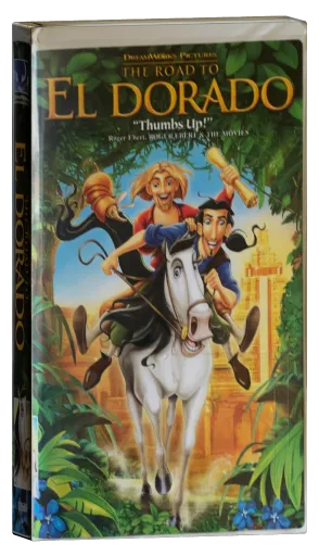 The Road to El Dorado VHS cover