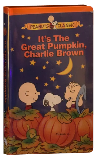 It's the Great Pumpkin, Charlie Brown VHS cover