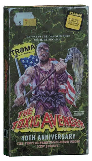 The Toxic Avenger VHS, Nerds Nest Collectibles