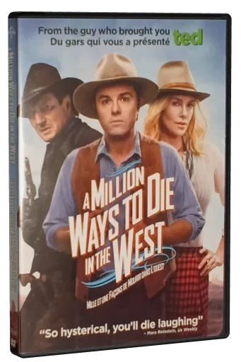 A Million Ways to Die in the West DVD, Universal Studios Home Video